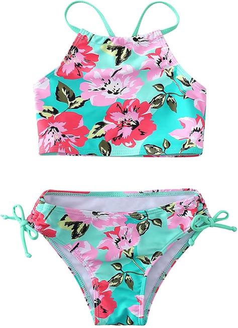 mädchen bikini 14 jahre|Bikinis mit Rüschen und Print für Mädchen